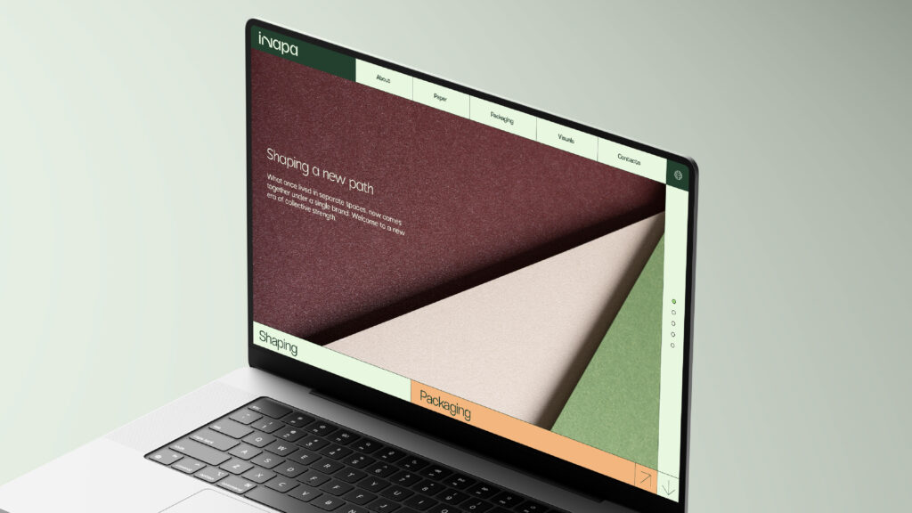 Projeto de branding INAPA — D'FRONT