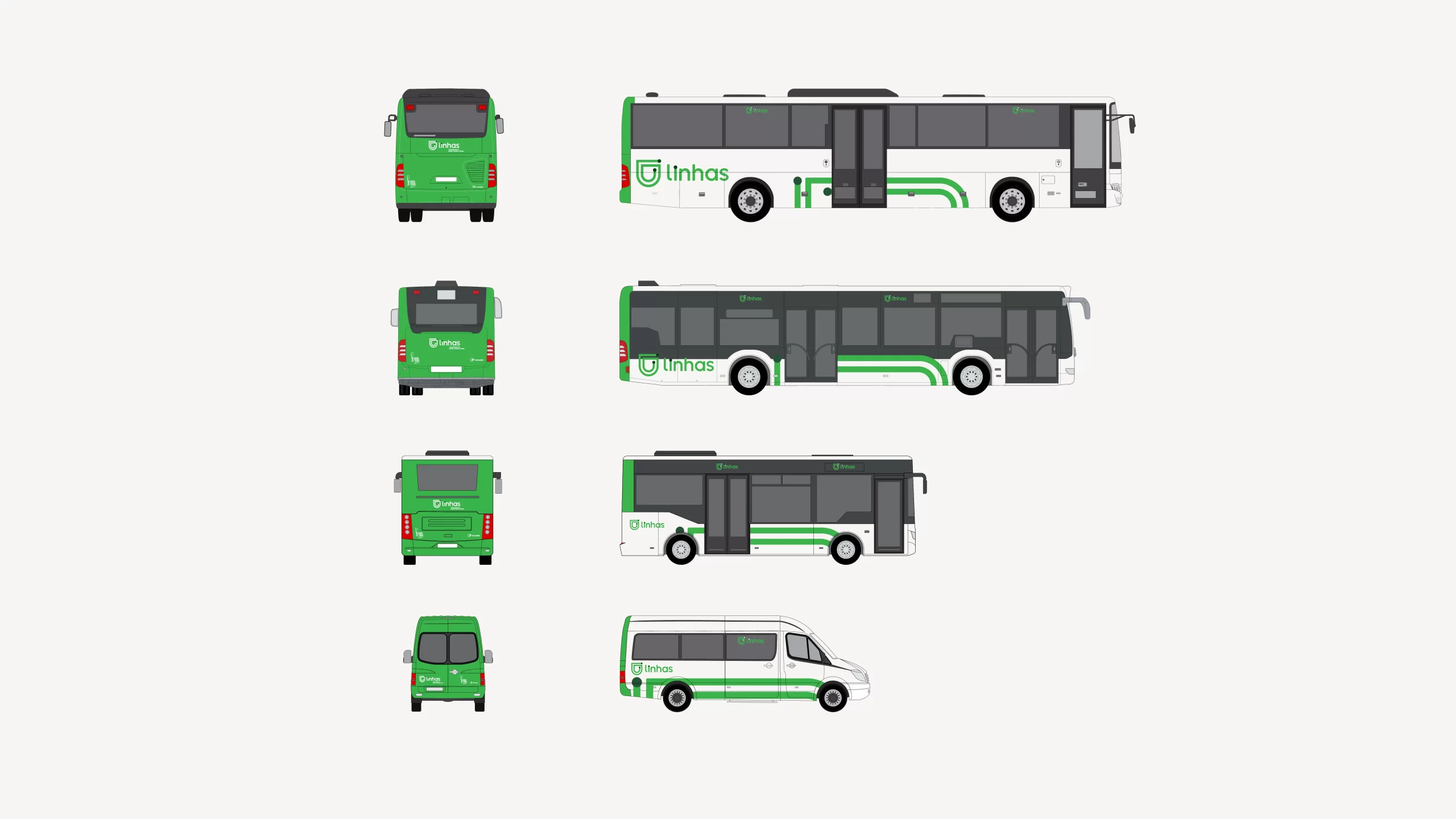 D'FRONT | Linhas Transportes do Douro Tâmega e Sousa - Branding