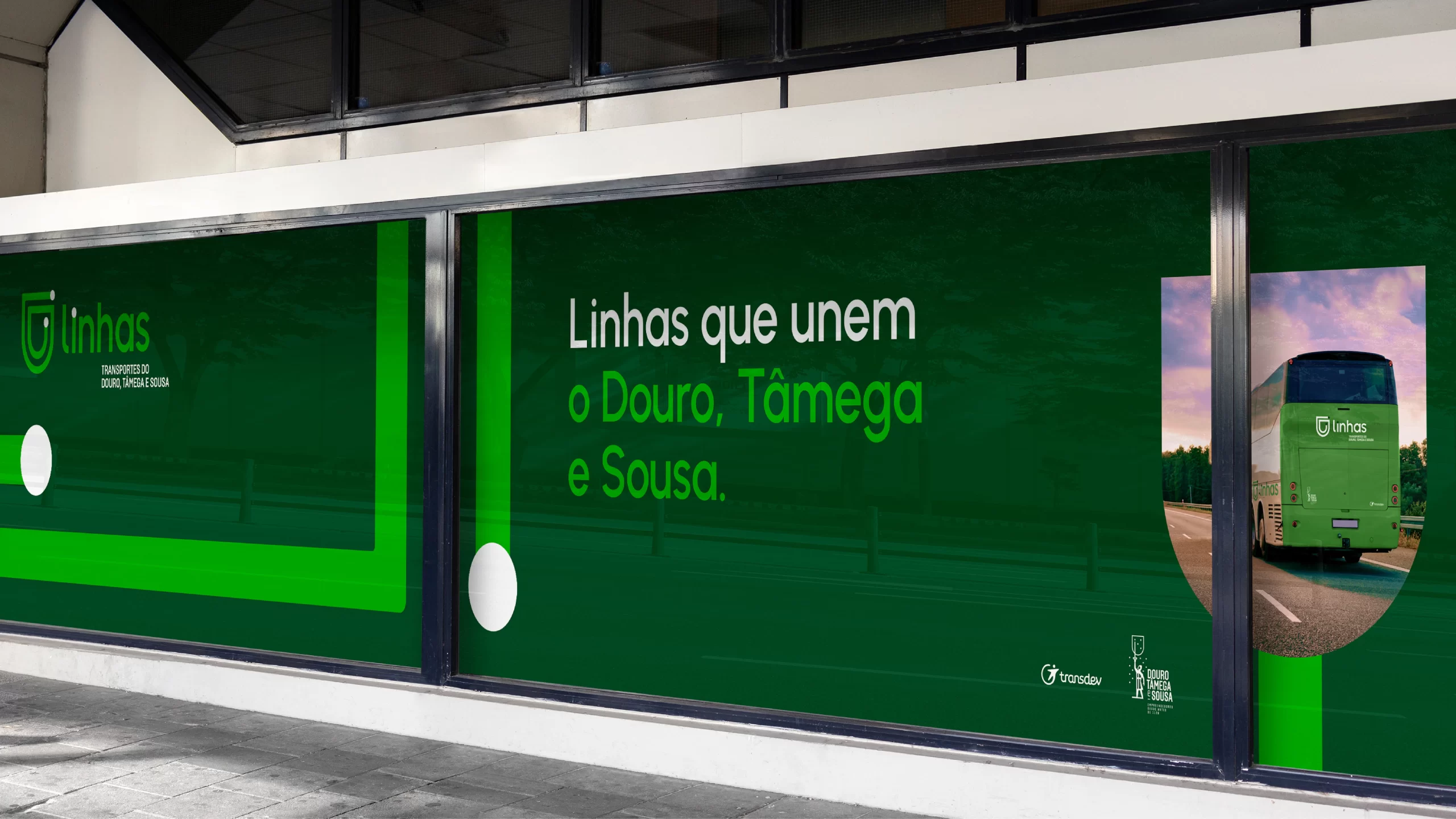 D'FRONT | Linhas Transportes do Douro Tâmega e Sousa - Branding